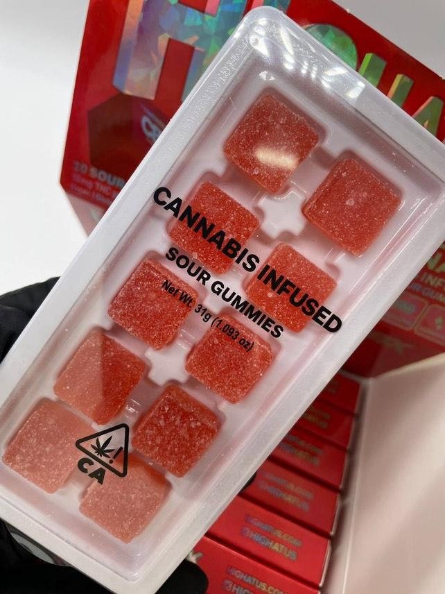 Highatus Cannabis Infused Sour Gummies
