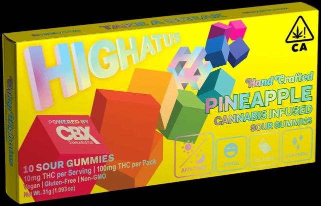 Highatus Cannabis Infused Sour Gummies
